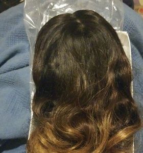 100% Virgin Human Hair 24" 360 lace front wig.